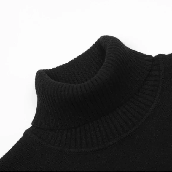 Black Sweater with Red Heart Design - Picture 2 of 5